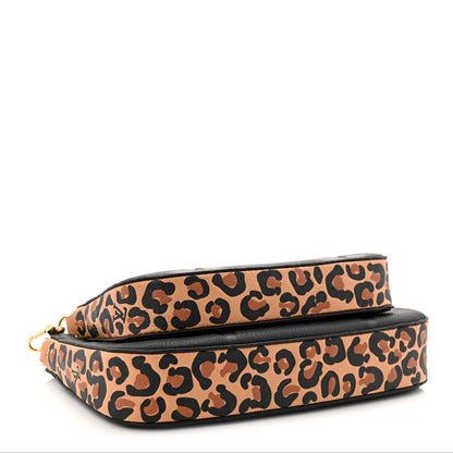Louis Vuitton Empreinte Monogram Giant Wild At Heart Multi Pochette Accessories Black 3 of 8