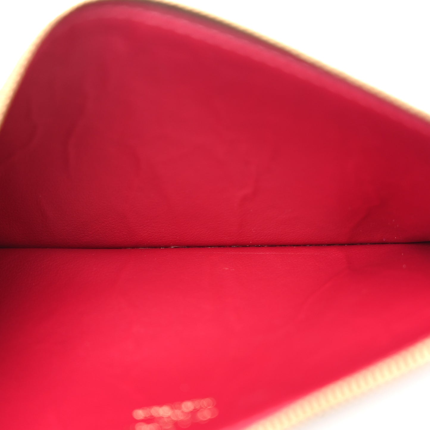 Monogram Felicie Chain Wallet Zippered Insert Fuchsia