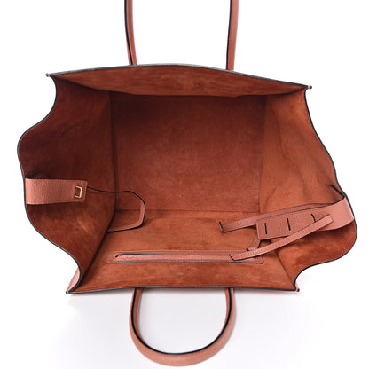 Celine Shiny Grained Calfskin Medium Phantom Luggage Terracotta 5 of 15