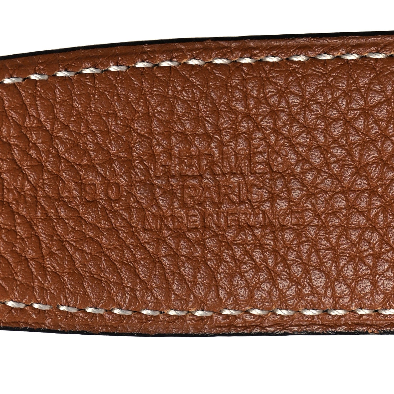 Hermes Box Togo 32mm Martelee H Belt 90 Black Gold 3 of 7