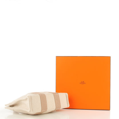 Hermes Cotton Canvas Tout Fourre PM Brown 5 of 10