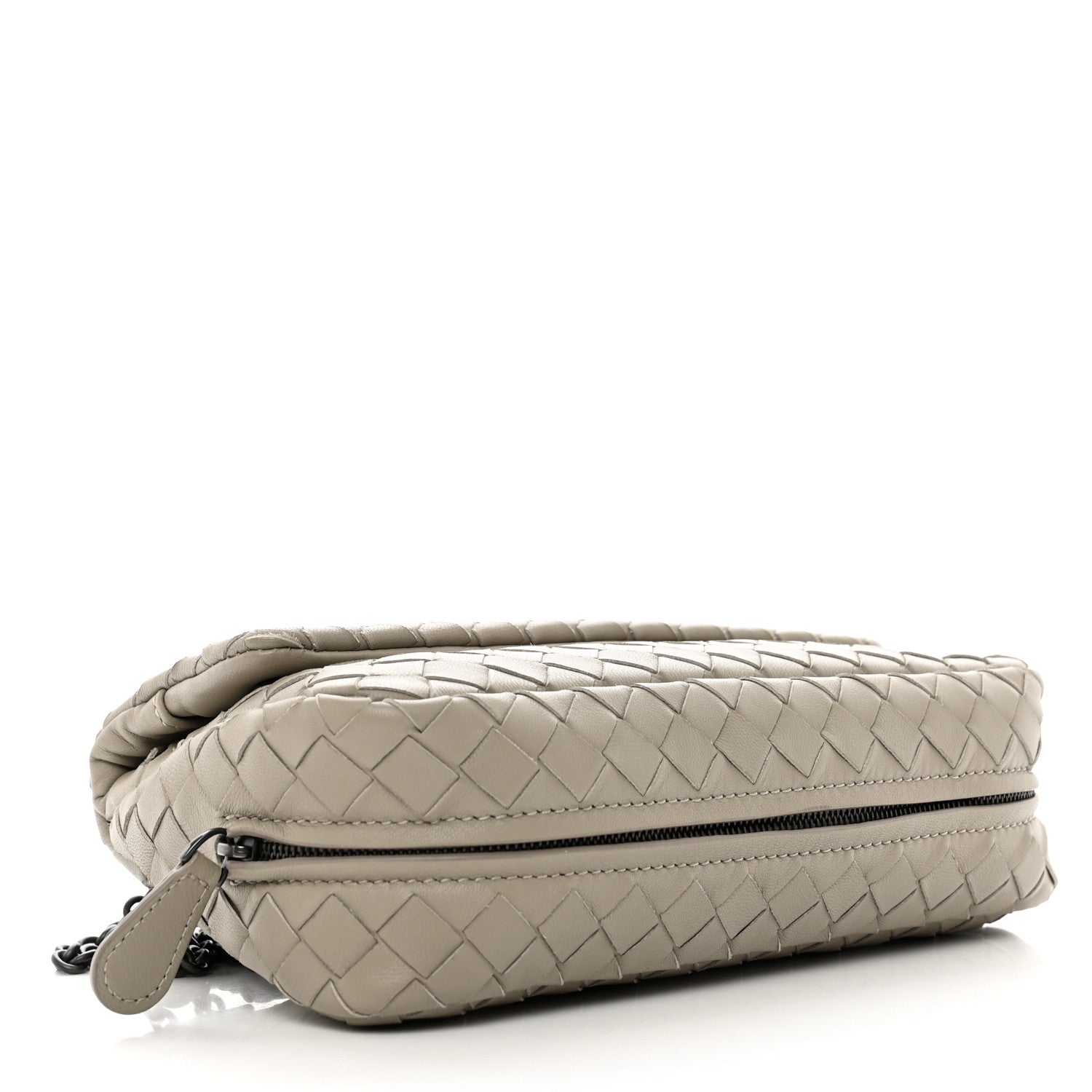 Bottega Veneta Nappa Intrecciato Chain Messenger Fume 4 of 9