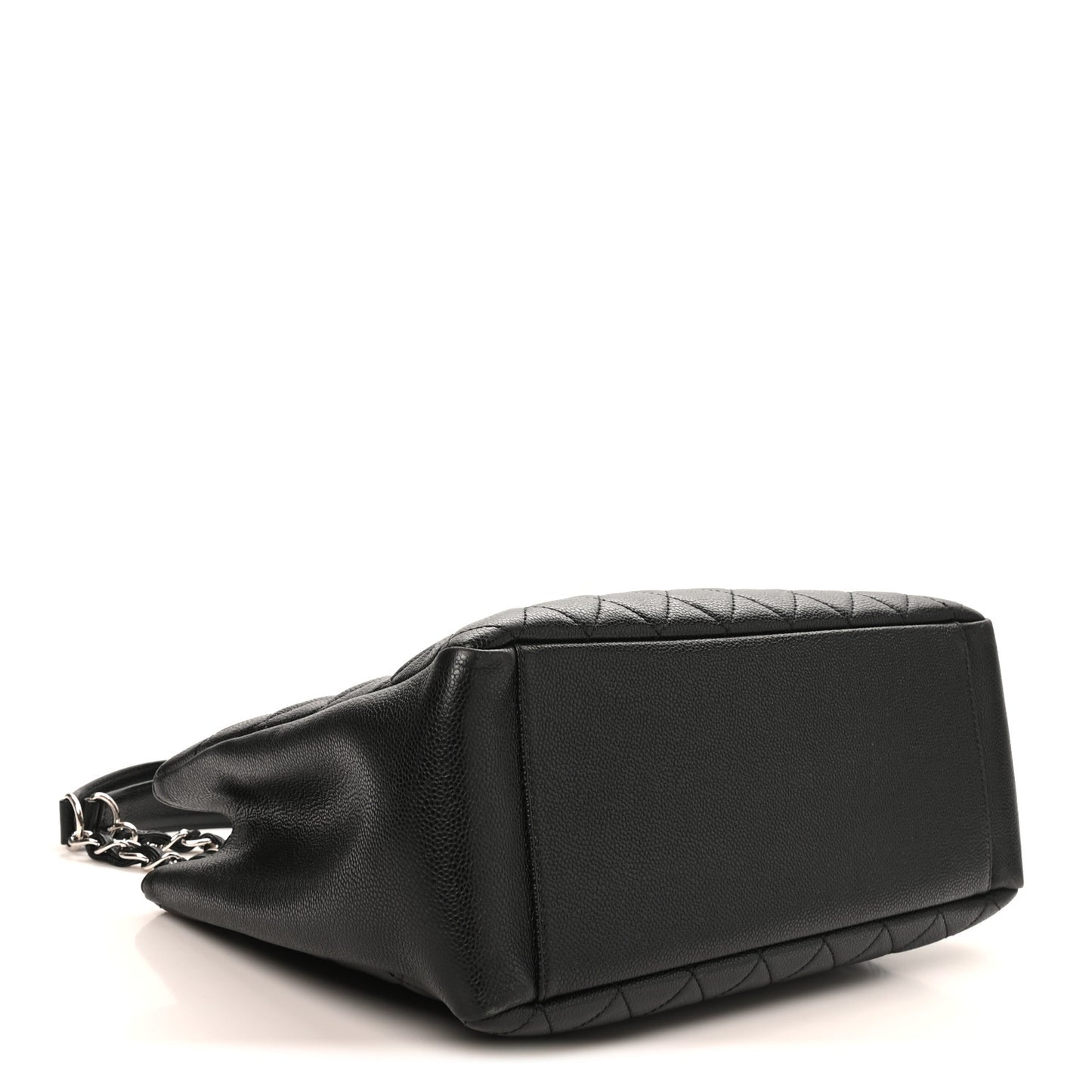 Caviar Quilted Grand Shopping Tote GST Black