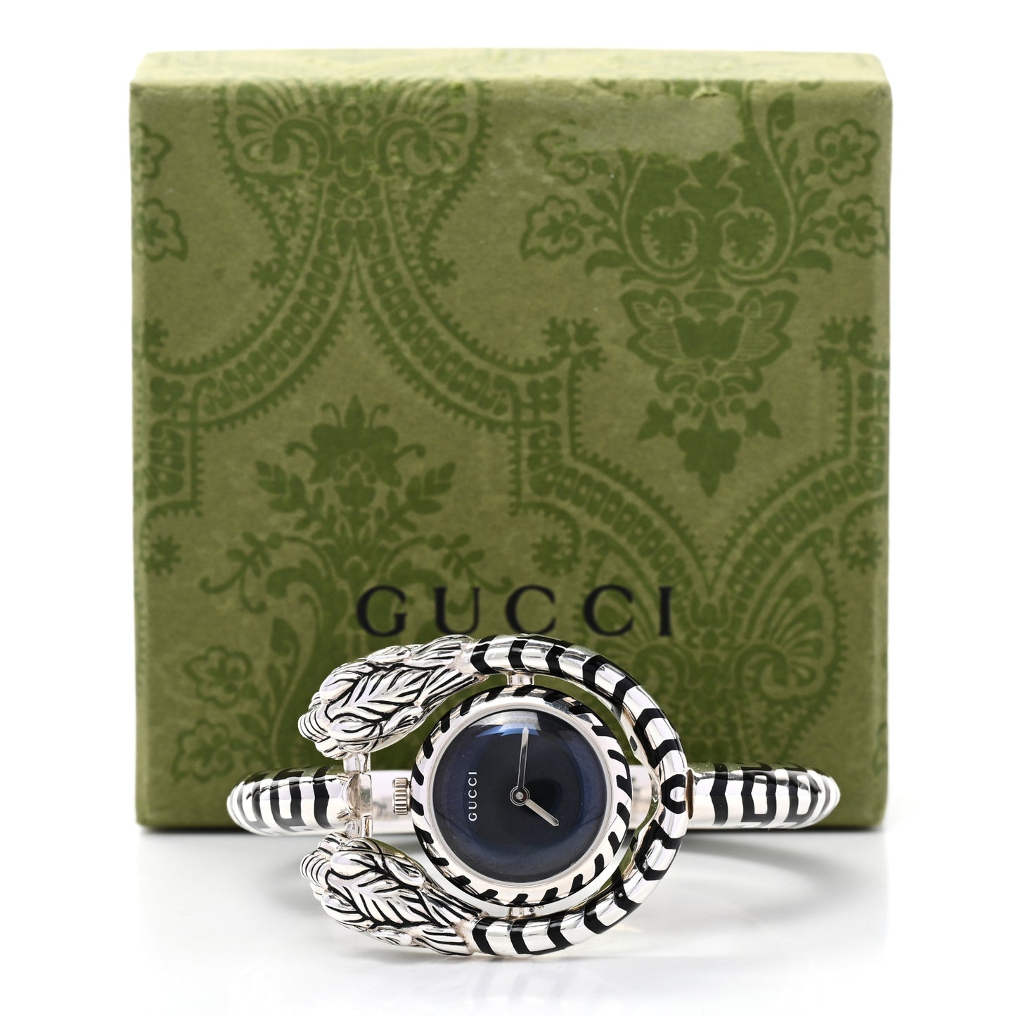 Sterling Silver Black Mother of Pearl 23mm Dionysus Quartz Watch