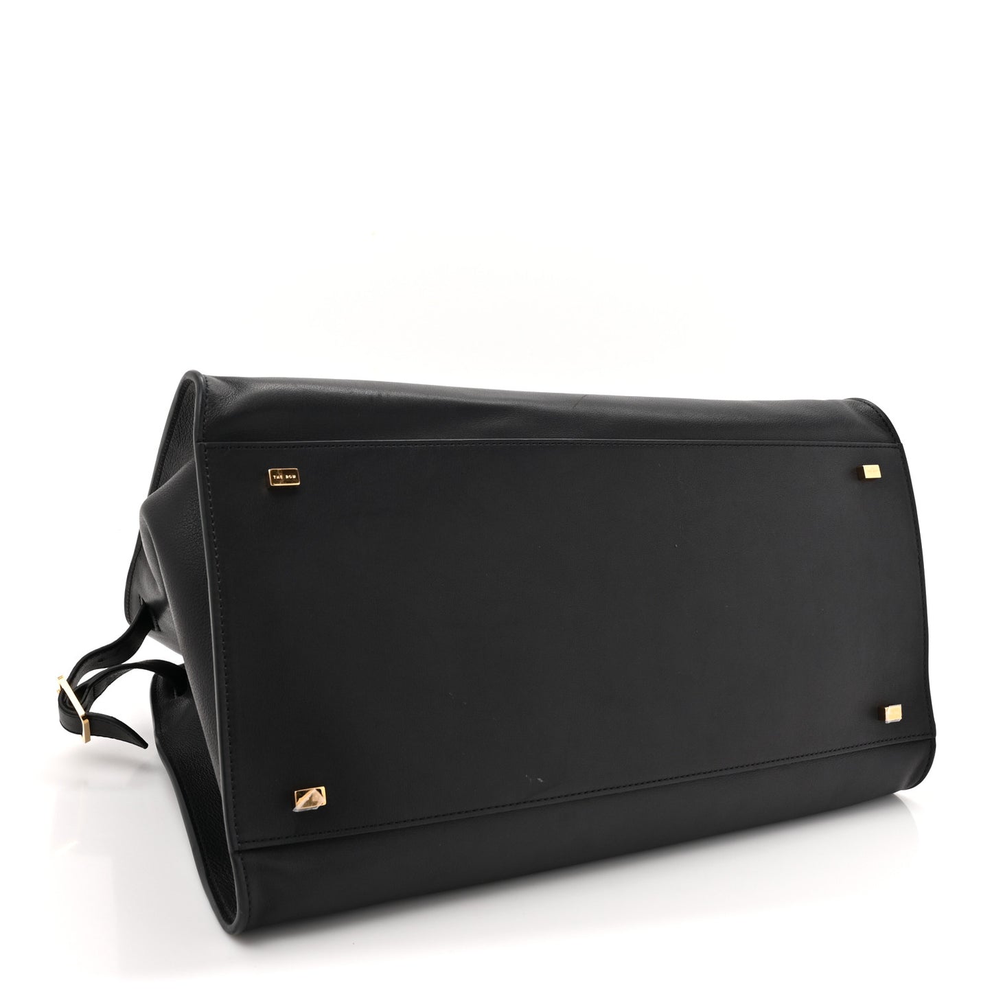 Polished Saddle Calfskin Soft Margaux 15 Black