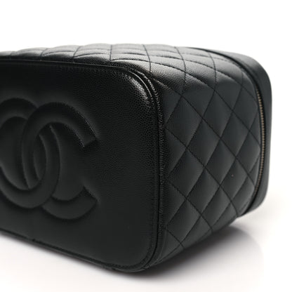 Chanel Caviar Quilted Large Vanity Pouch Black 11 of 12