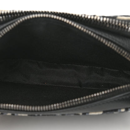 Christian Dior Oblique Pouch Navy Blue 7 of 11