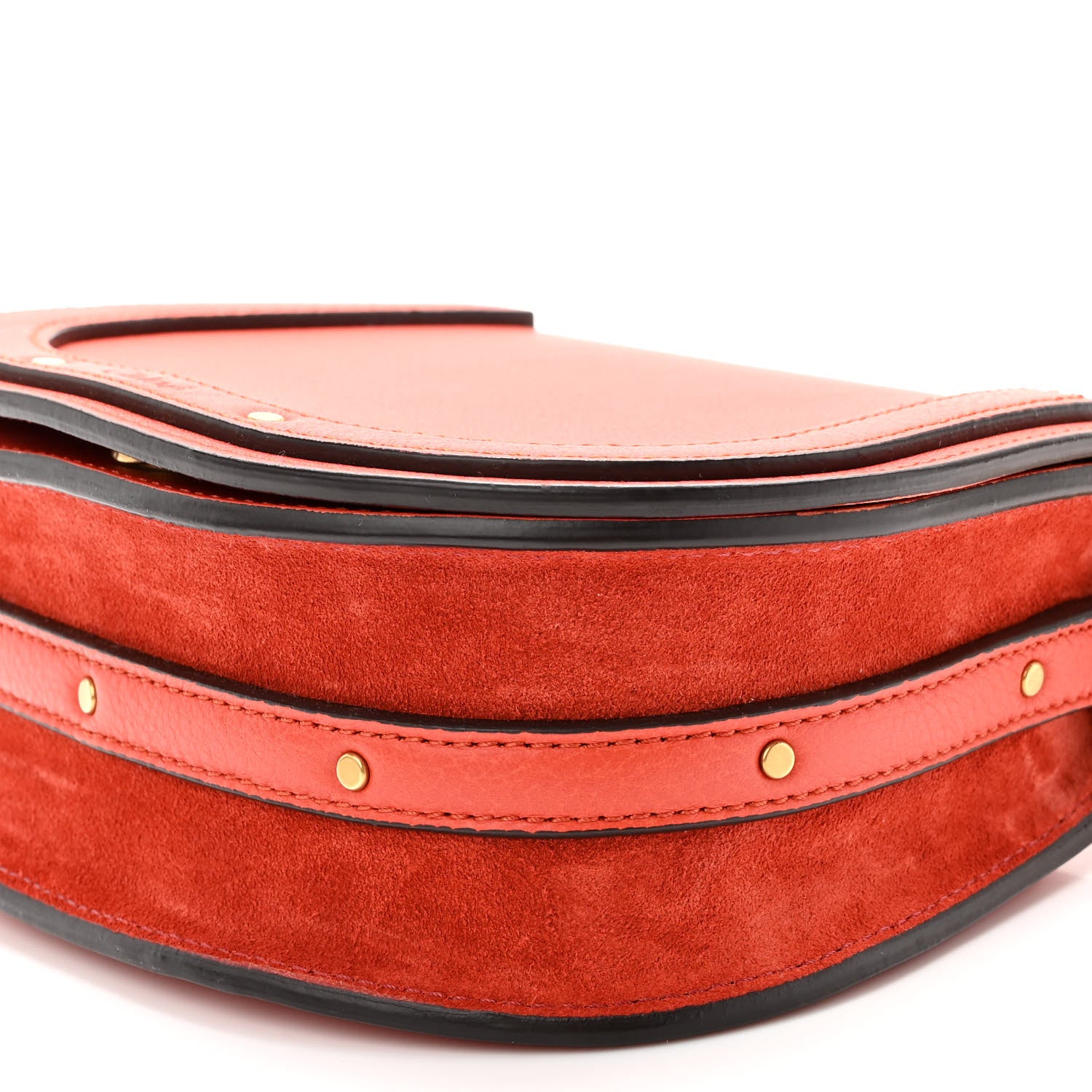 Chloe Calfskin Small Nile Bracelet Bag Earthy Red 9 of 9