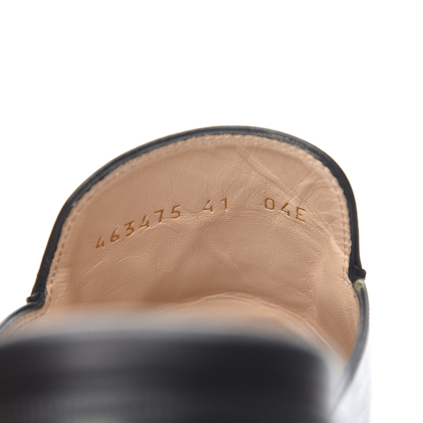 Calfskin Crystal Tiger Embroidered Princetown Slippers 41 Black