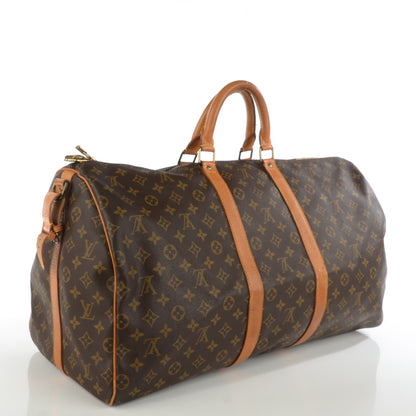Louis Vuitton Monogram Keepall Bandouliere 55 7 of 12