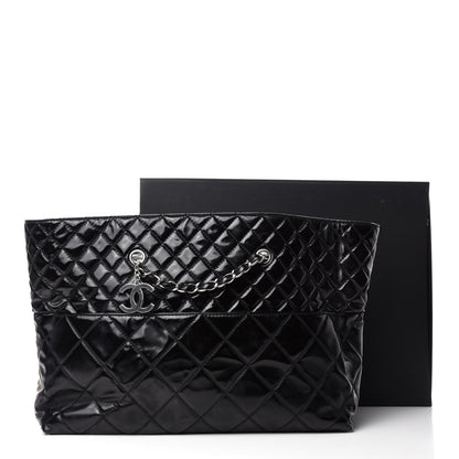 Chanel Vinyl Quilted Large In The Business Tote Black 11 of 11