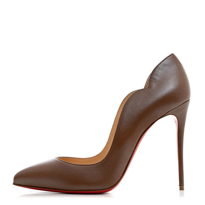 Christian Louboutin Nappa Hot Chick 100 Pumps 39 Brown 1 of 8