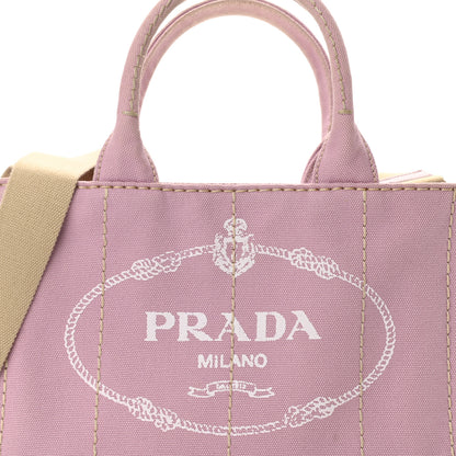 Prada Canapa Small Logo Tote Alabastro 7 of 9