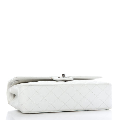 Chanel Caviar Quilted Medium Double Flap White 4 of 10