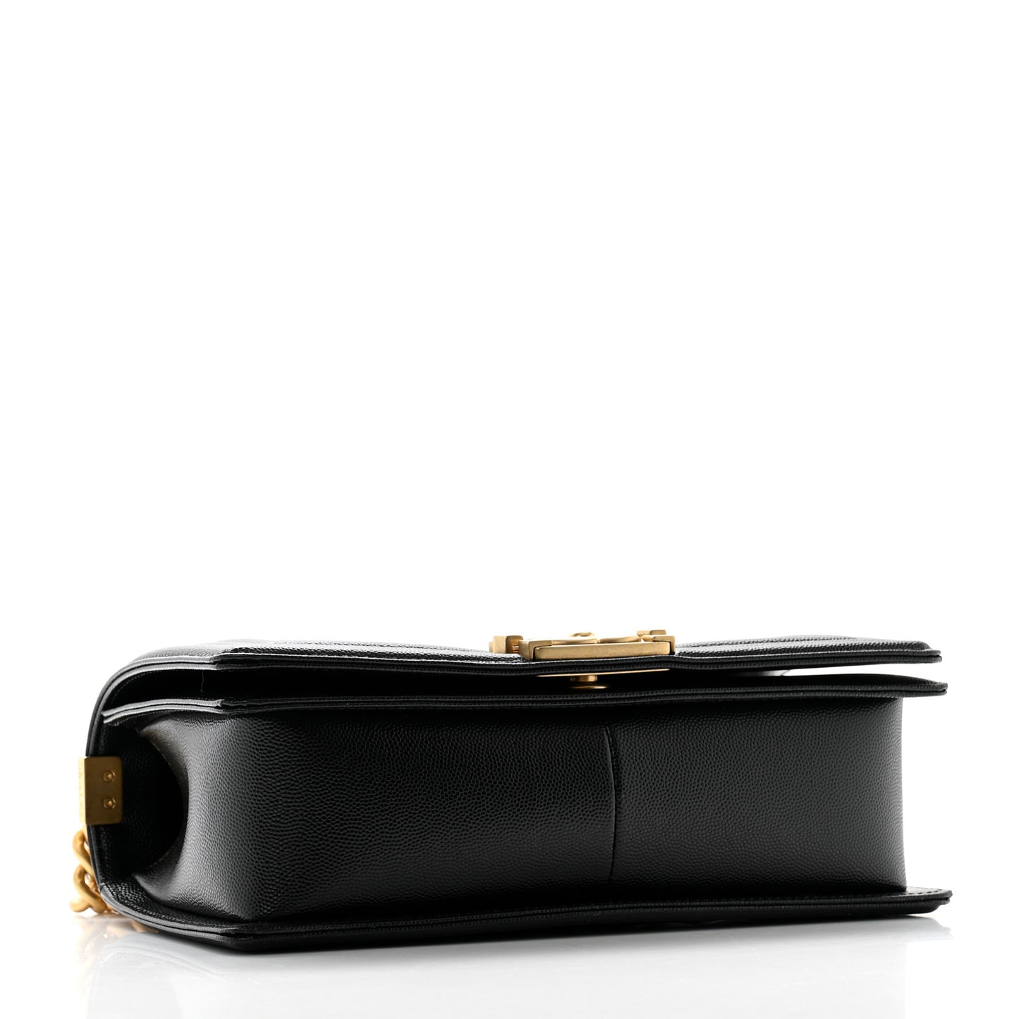 Caviar Quilted Medium Boy Flap Black