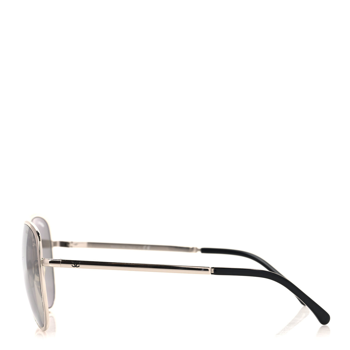 Chanel Mirrored Pilot Summer Sunglasses 4223 Silver 3 of 7