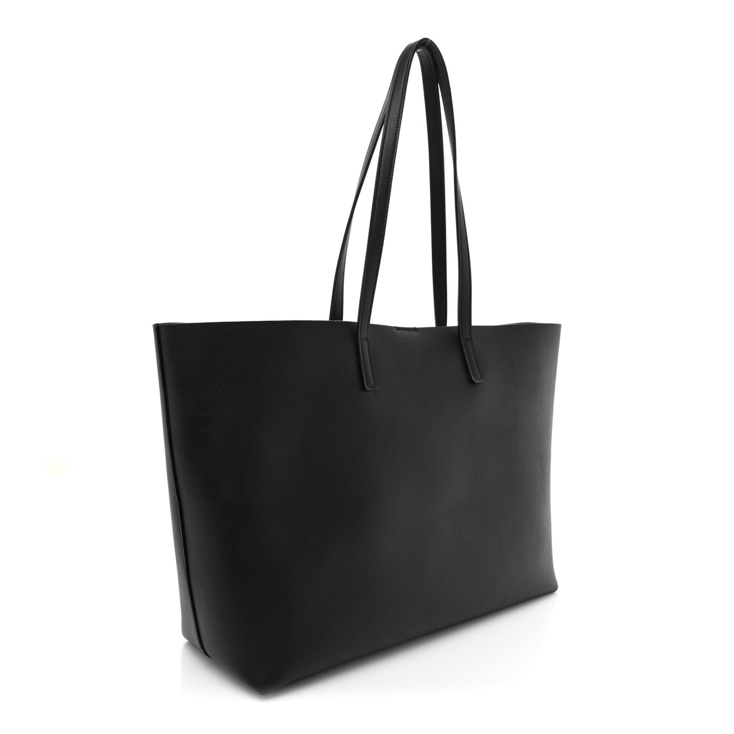 Calfskin Large Shopping Tote Black