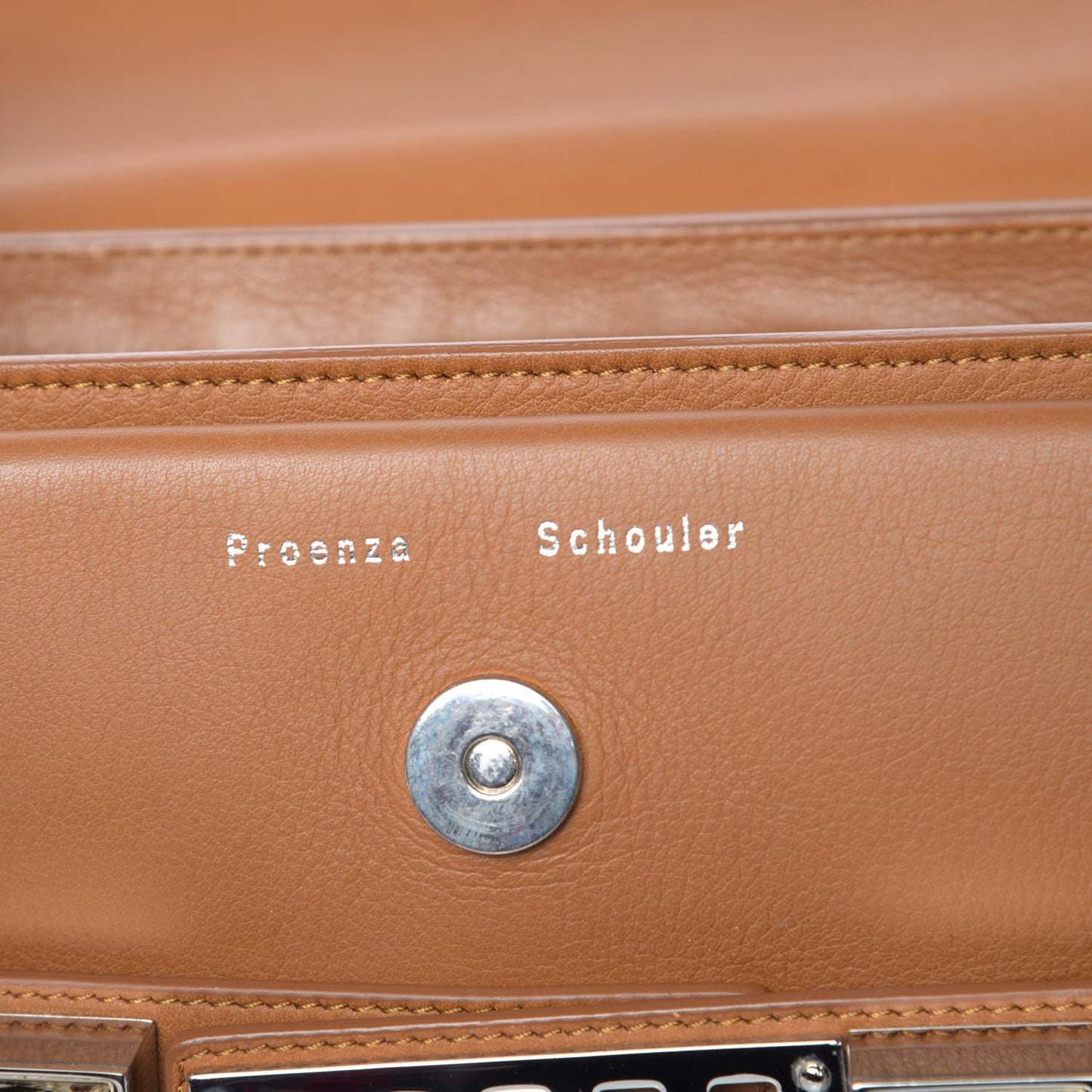 Smooth Calfskin Mini PS11 Classic Shoulder Bag Caramel