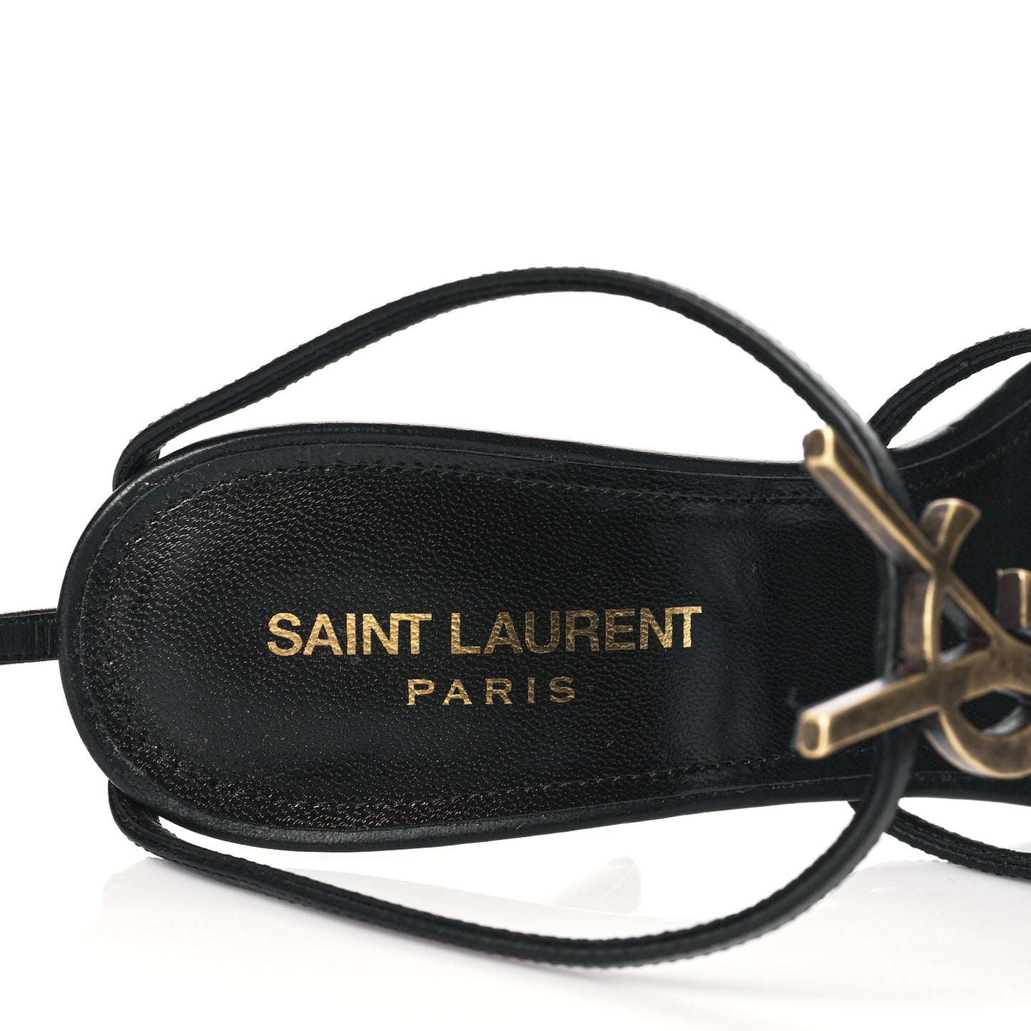 Calfskin Cassandra 110 Sandals 37.5 Black