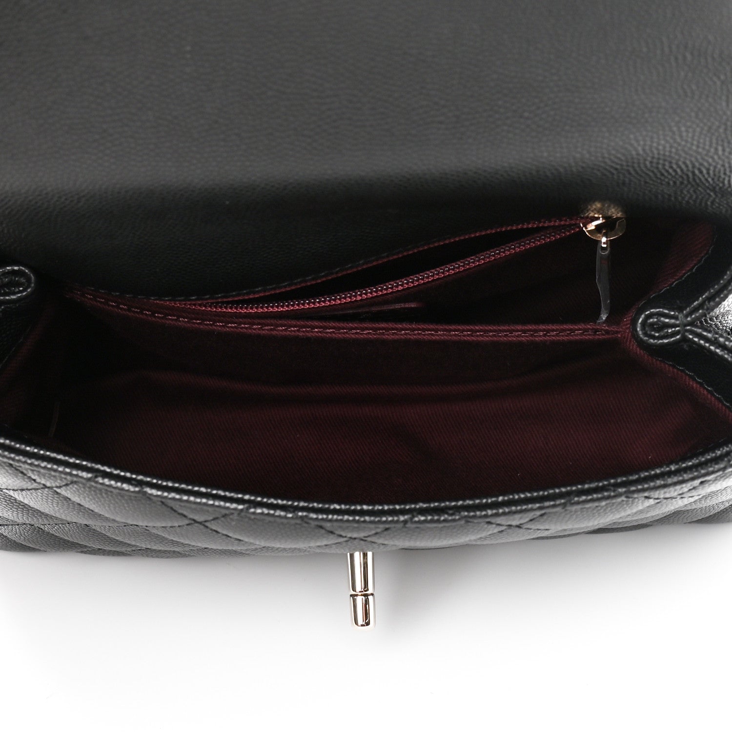 Chanel Caviar Quilted Mini Coco Handle Flap Black 5 of 11