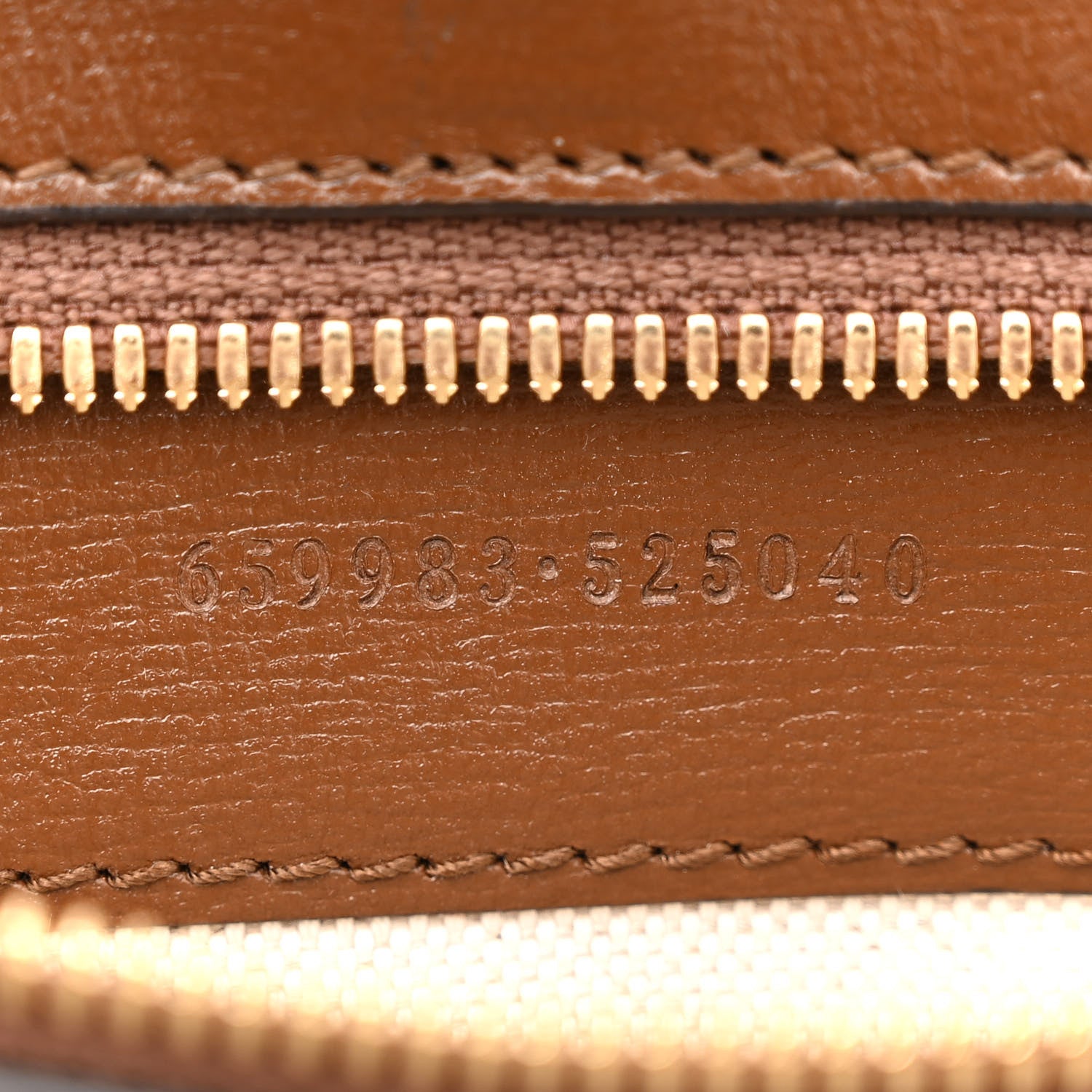 Gucci GG Supreme Monogram Azalea Calfskin Small Retro Interlocking G Tote Bag Beige Ebony Brown Sugar 7 of 15