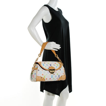 Louis Vuitton Monogram Multicolor Beverly MM White 2 of 9