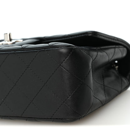 Chanel Lambskin Quilted Mini Rectangular Flap Black 10 of 11
