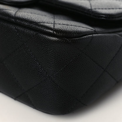 Chanel Caviar Quilted Sweetheart Flap Black 16 of 19