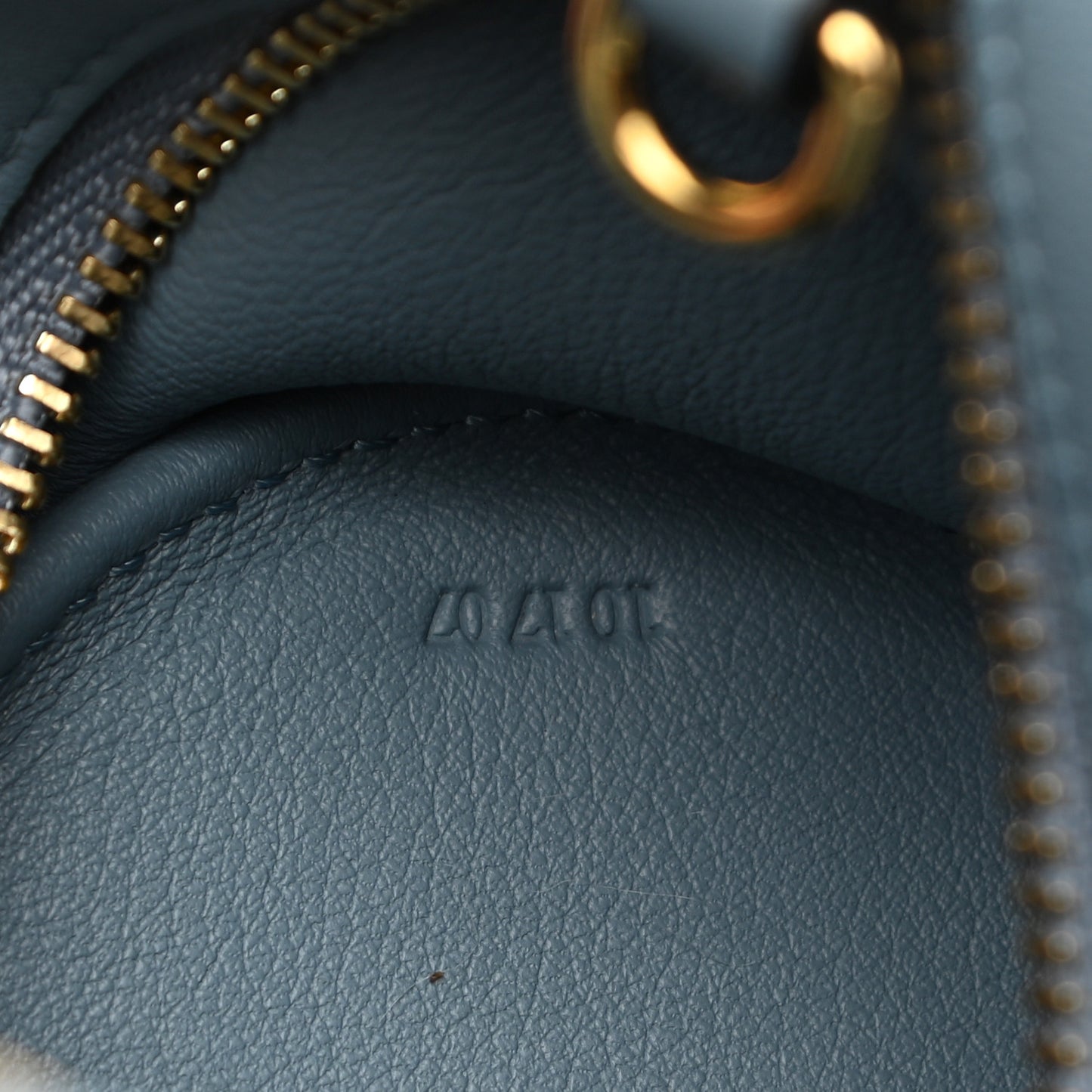 Calfskin Mini Elephant Crossbody Bag Stone Blue