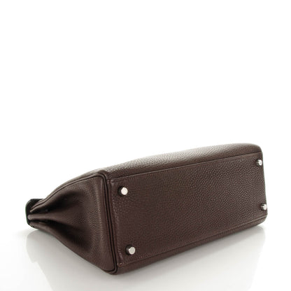 Hermes Togo Kelly Retourne 32 Chocolate 5 of 24