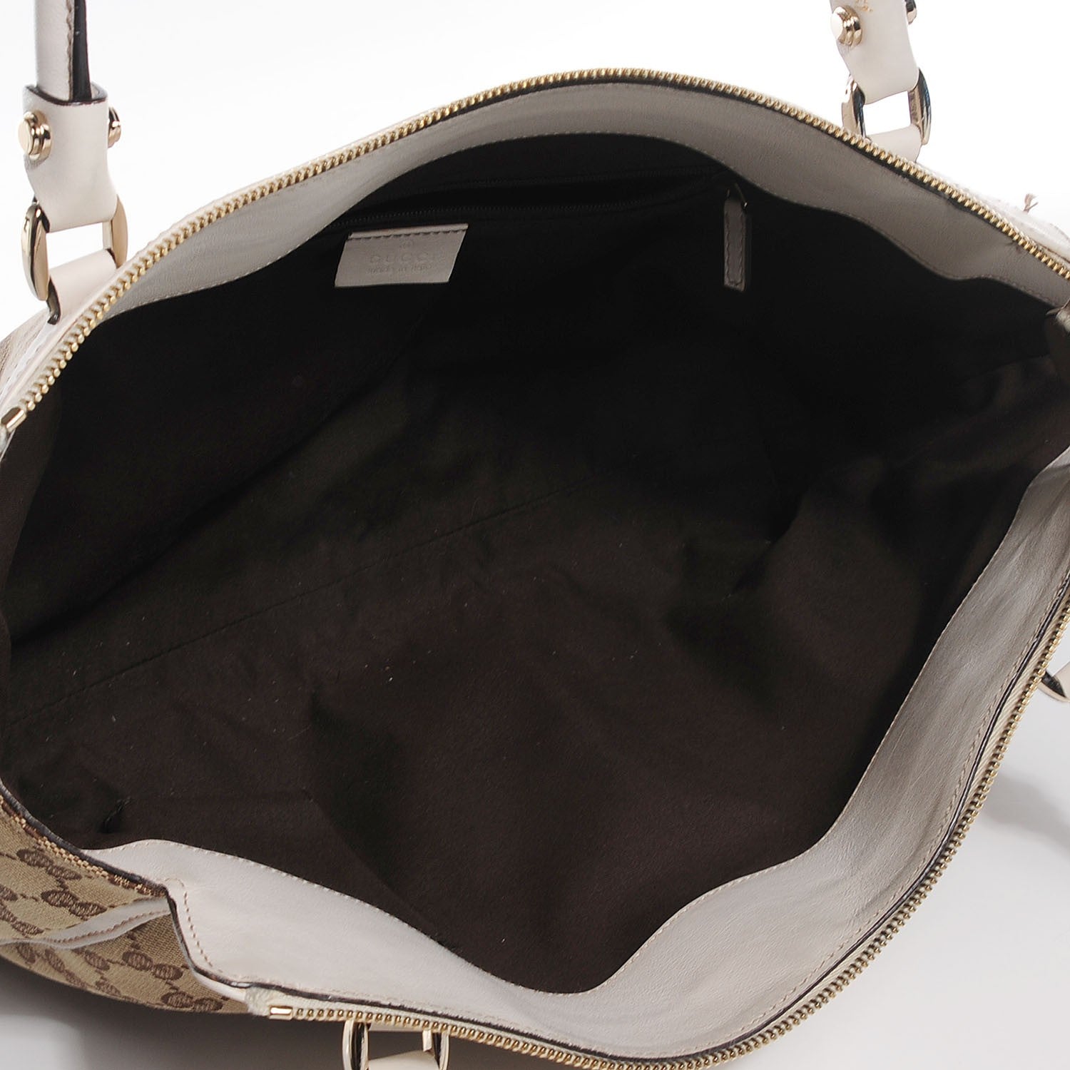Gucci Monogram D Gold Tote Off White 5 of 7