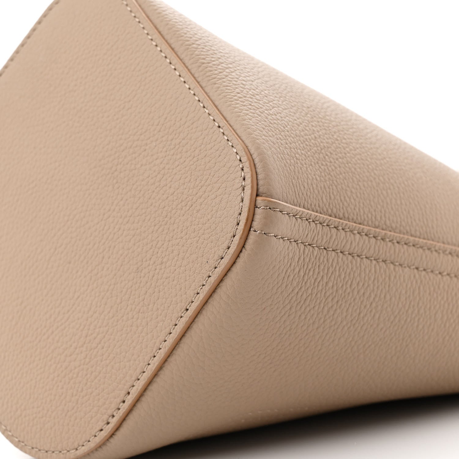 Loewe Soft Grained Calfskin Mini Pebble Bucket Bag Oak 9 of 9