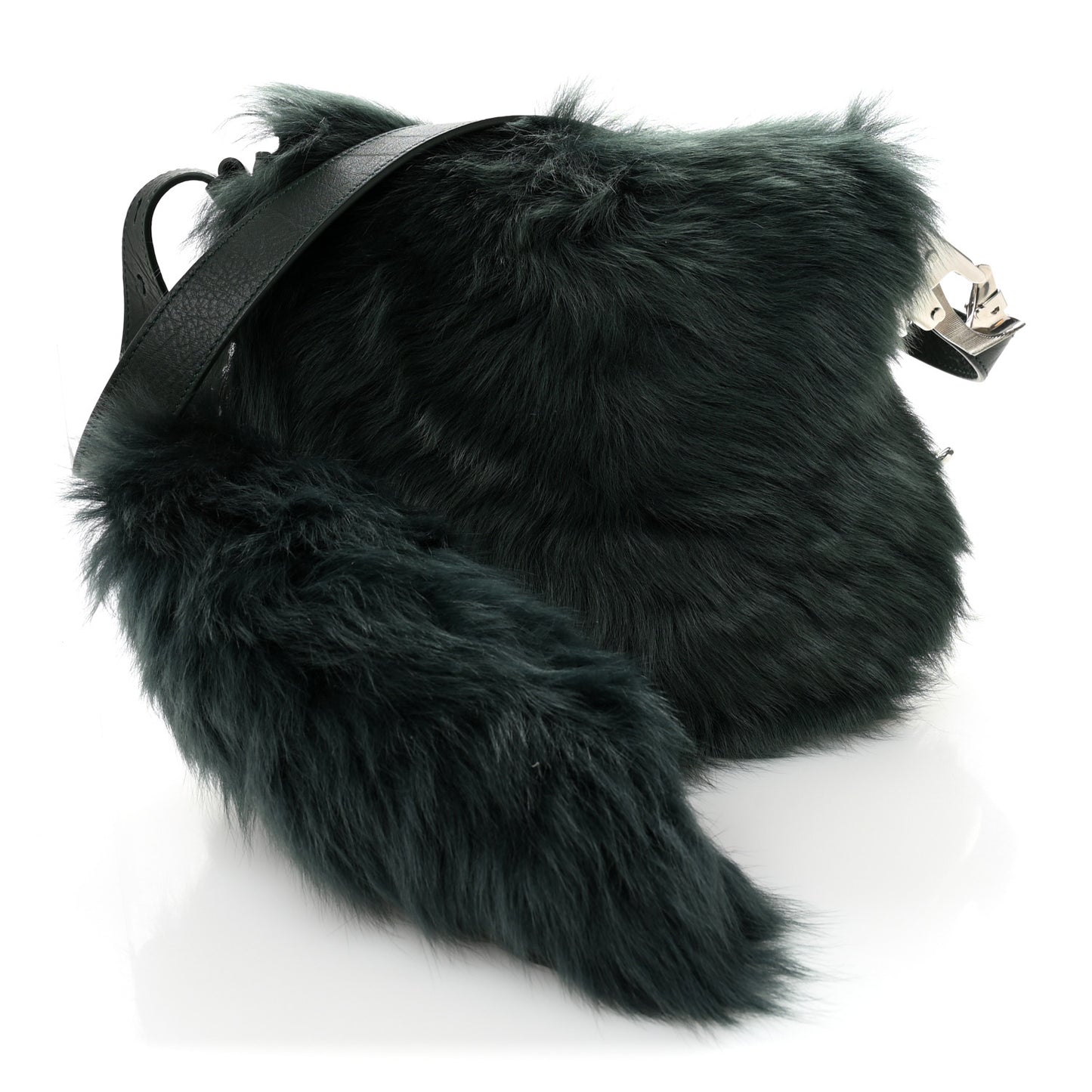 Shearling Small Knight Crossbody Bag Vine