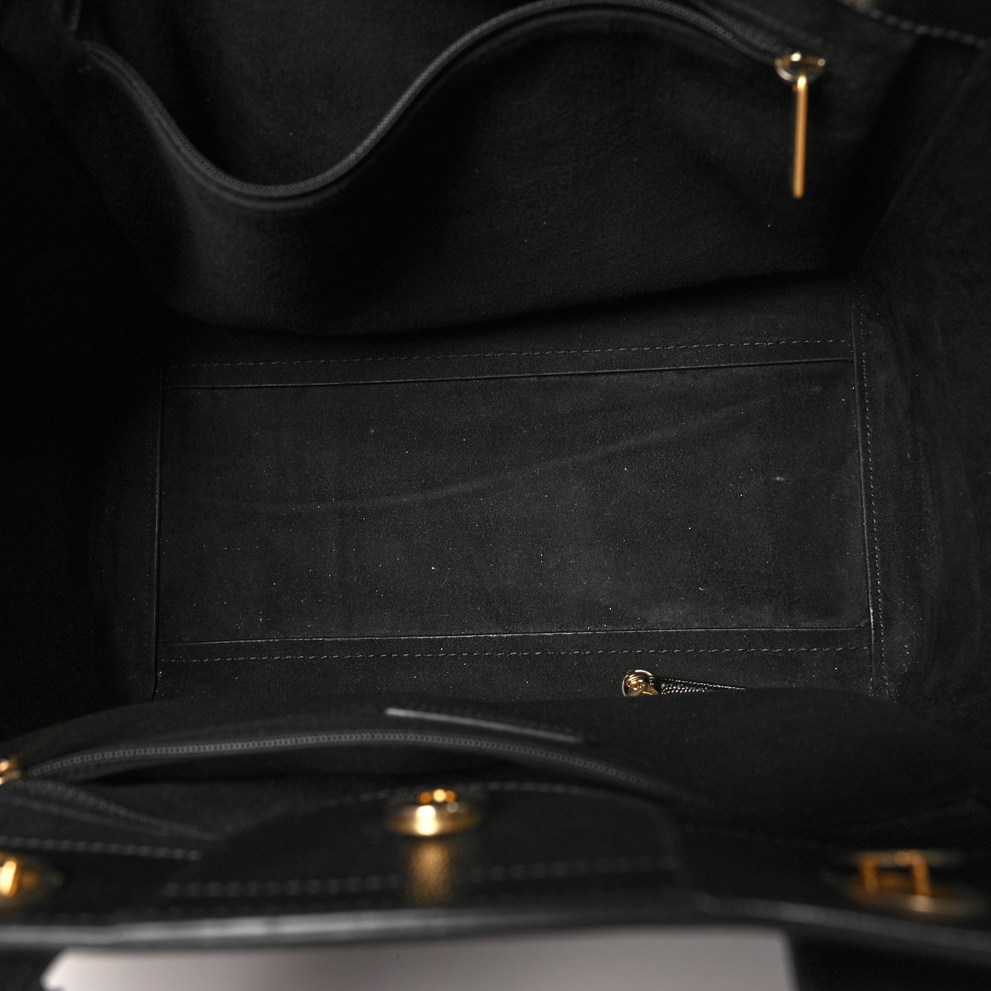 Caviar Small Studded Deauville Tote Black