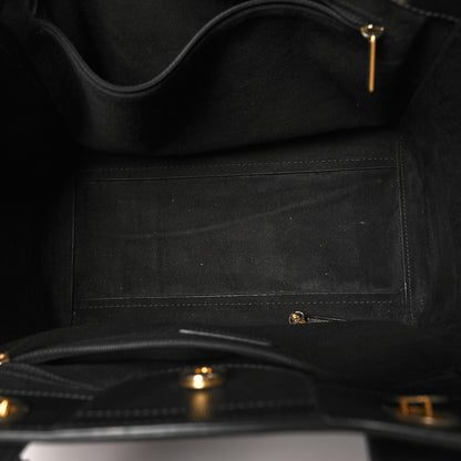 Chanel Caviar Small Studded Deauville Tote Black 5 of 10