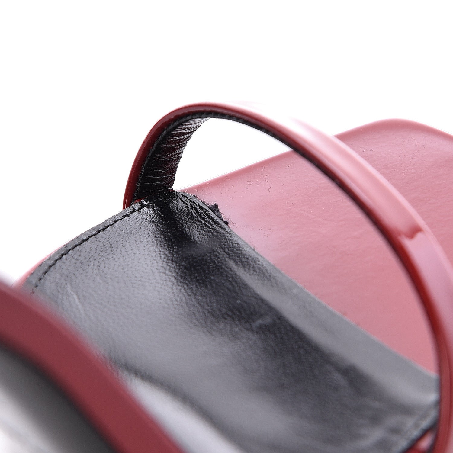 Saint Laurent Patent Opyum Sandals 37 Red 12 of 13