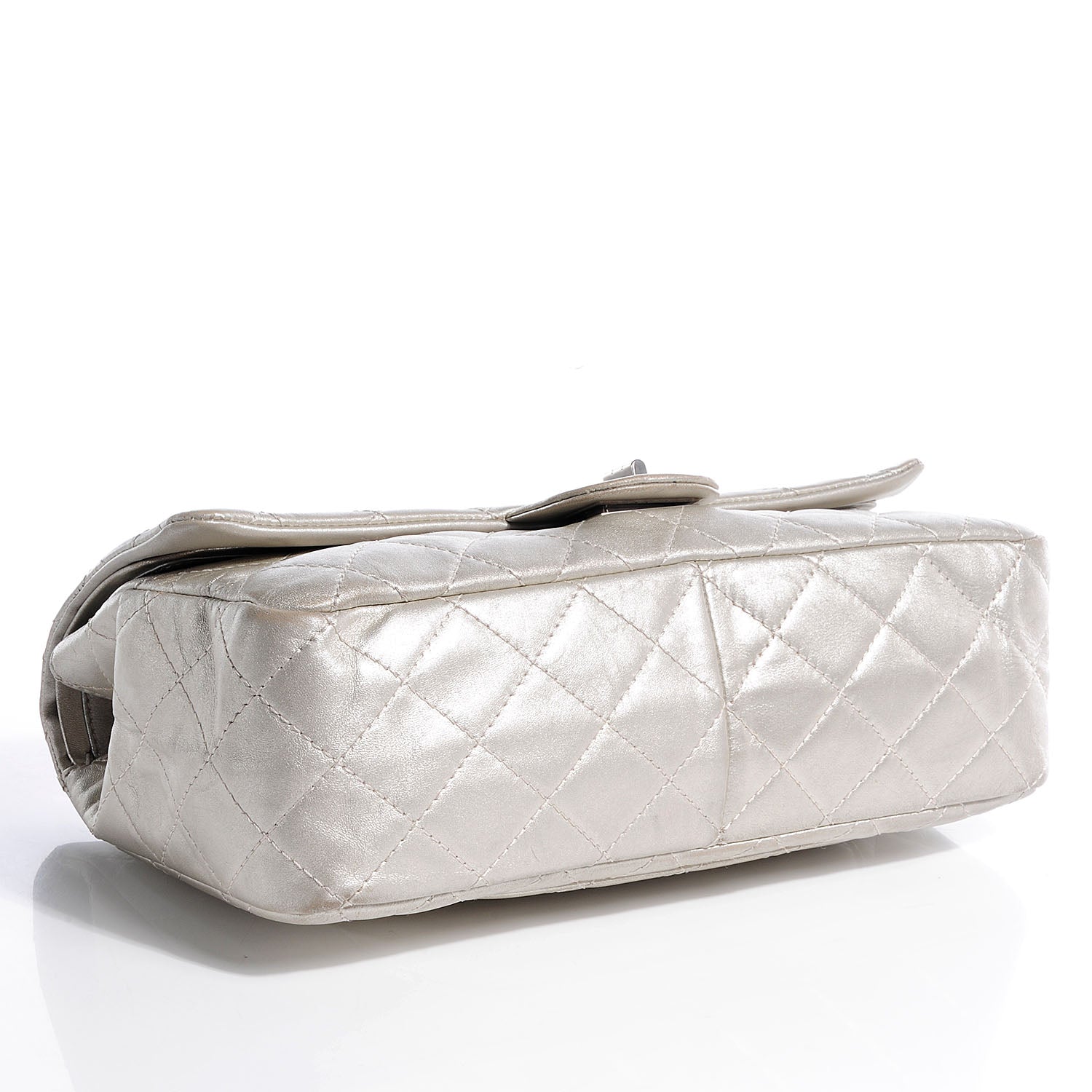 Chanel Lambskin 2.55 Reissue 227 Flap Silver 5 of 9