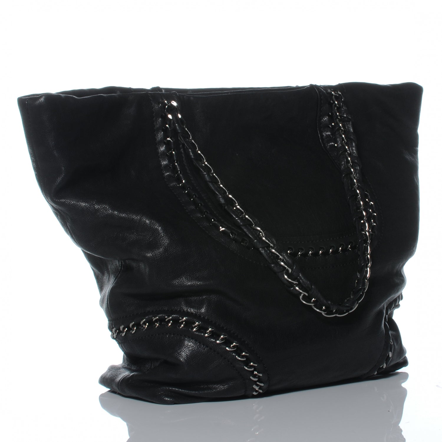 Chanel Calfskin Luxe Ligne Tote Black 3 of 7
