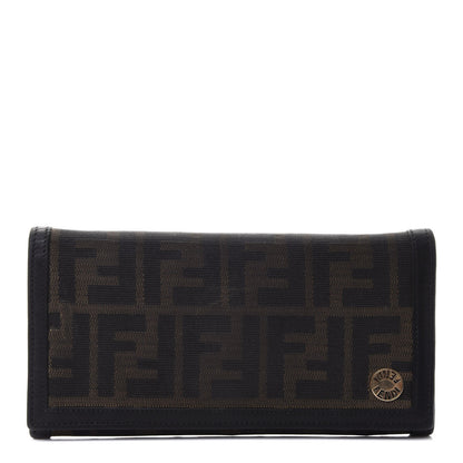 Fendi Zucca Continental Wallet Tobacco Moro 1 of 4