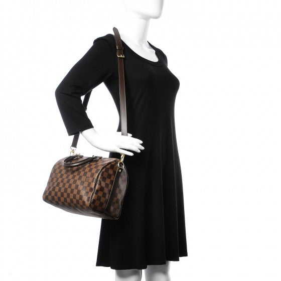 Louis Vuitton Damier Ebene Speedy Bandouliere 25 2 of 8