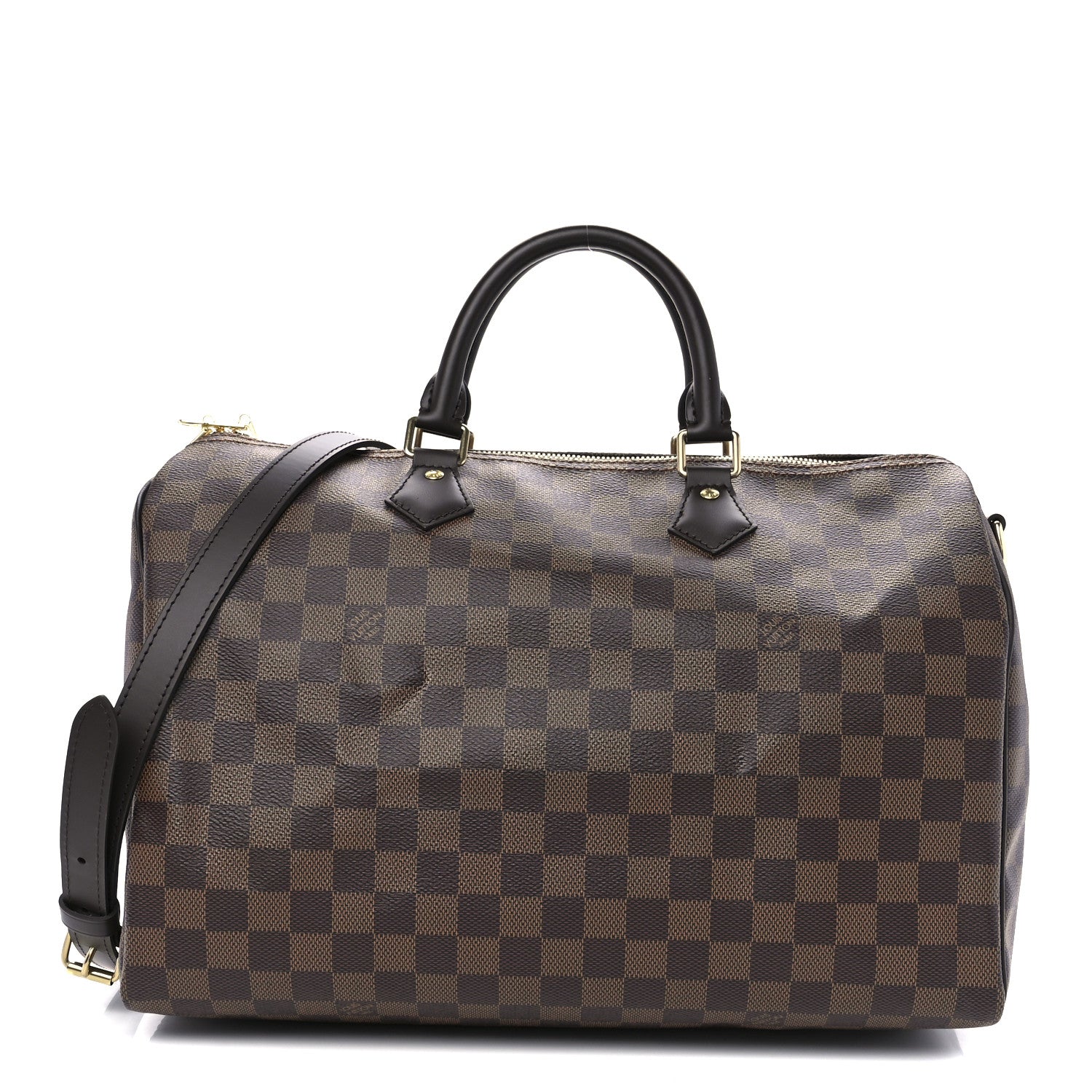 Louis Vuitton Damier Ebene Speedy Bandouliere 35 1 of 12
