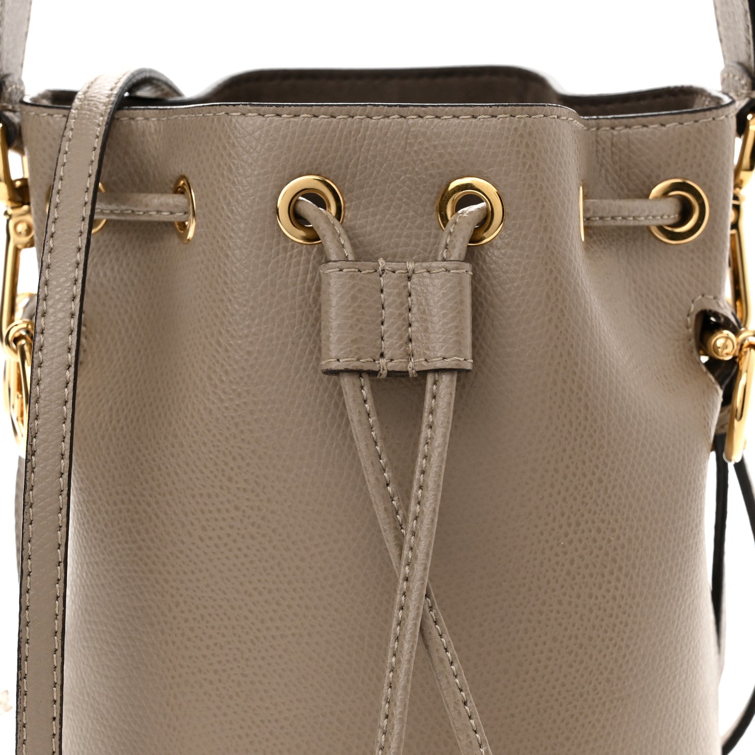 Fendi Vitello Cruise F is Fendi Mini Mon Tresor Bucket Bag Tortora 8 of 10