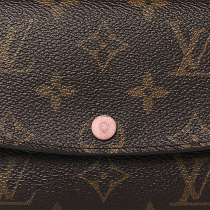 Louis Vuitton Monogram Emilie Wallet Rose Ballerine 6 of 8