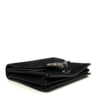 Gucci Suede Medium Dionysus Shoulder Bag Black 4 of 10
