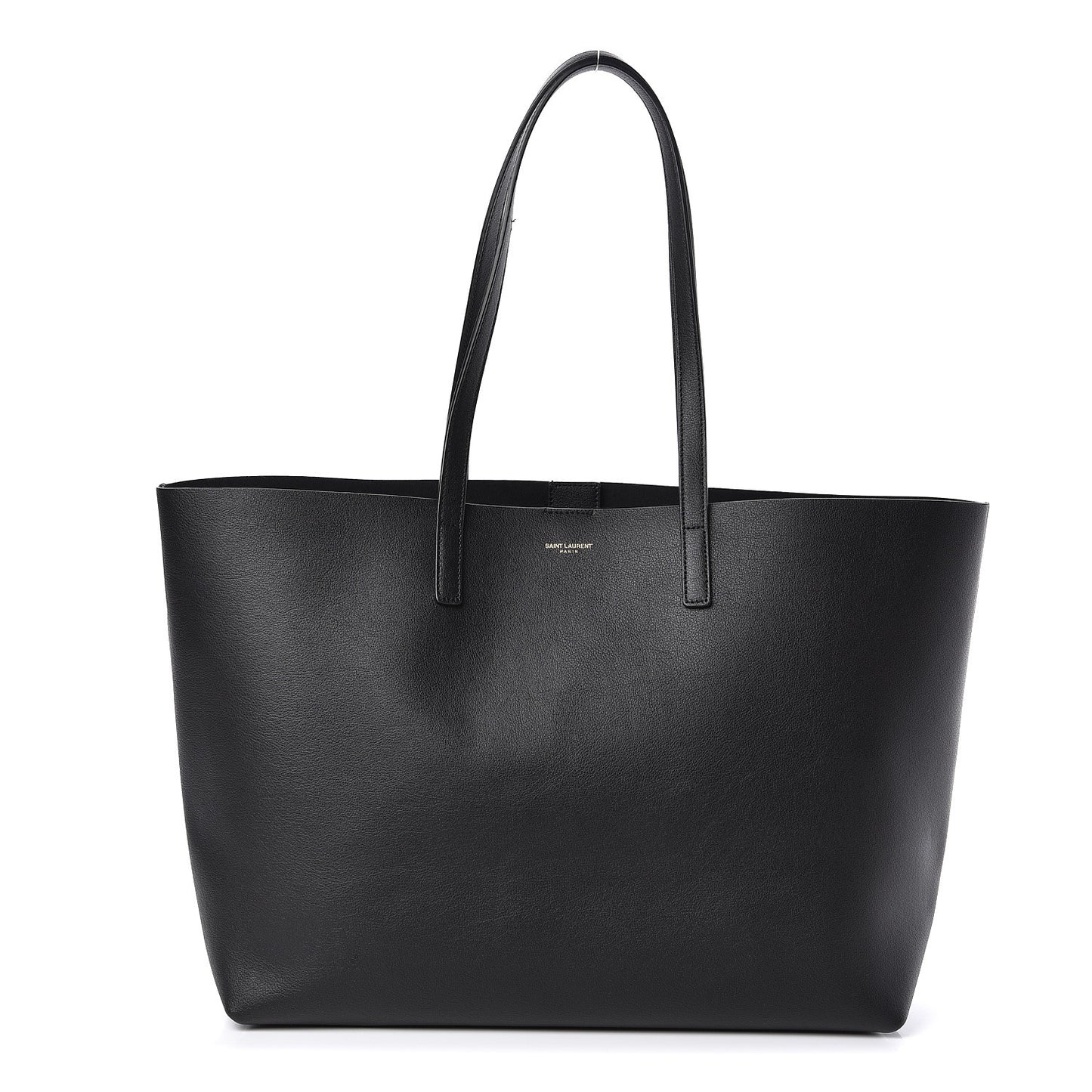 Calfskin Large Shopping Tote Black