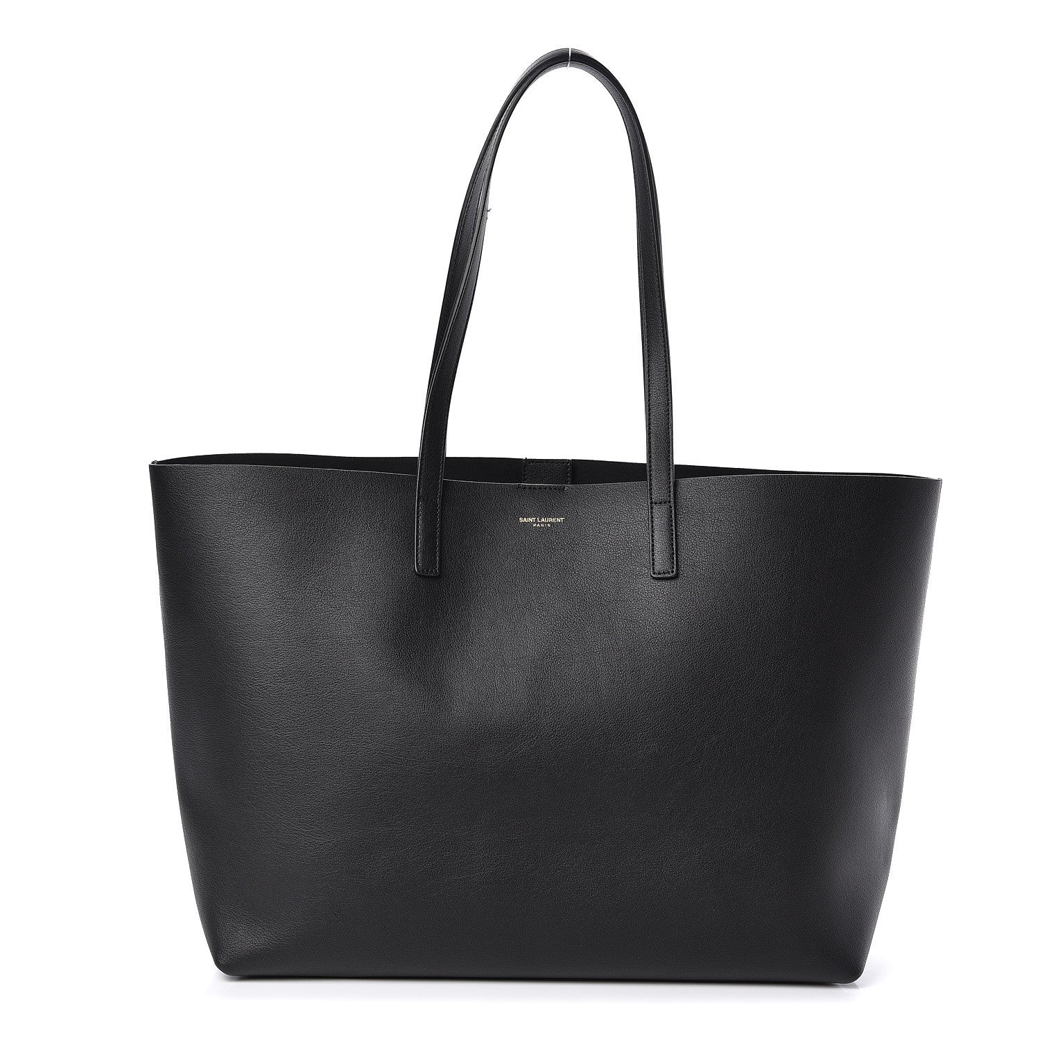 Saint Laurent Calfskin Large Shopping Tote Black 1 of 10