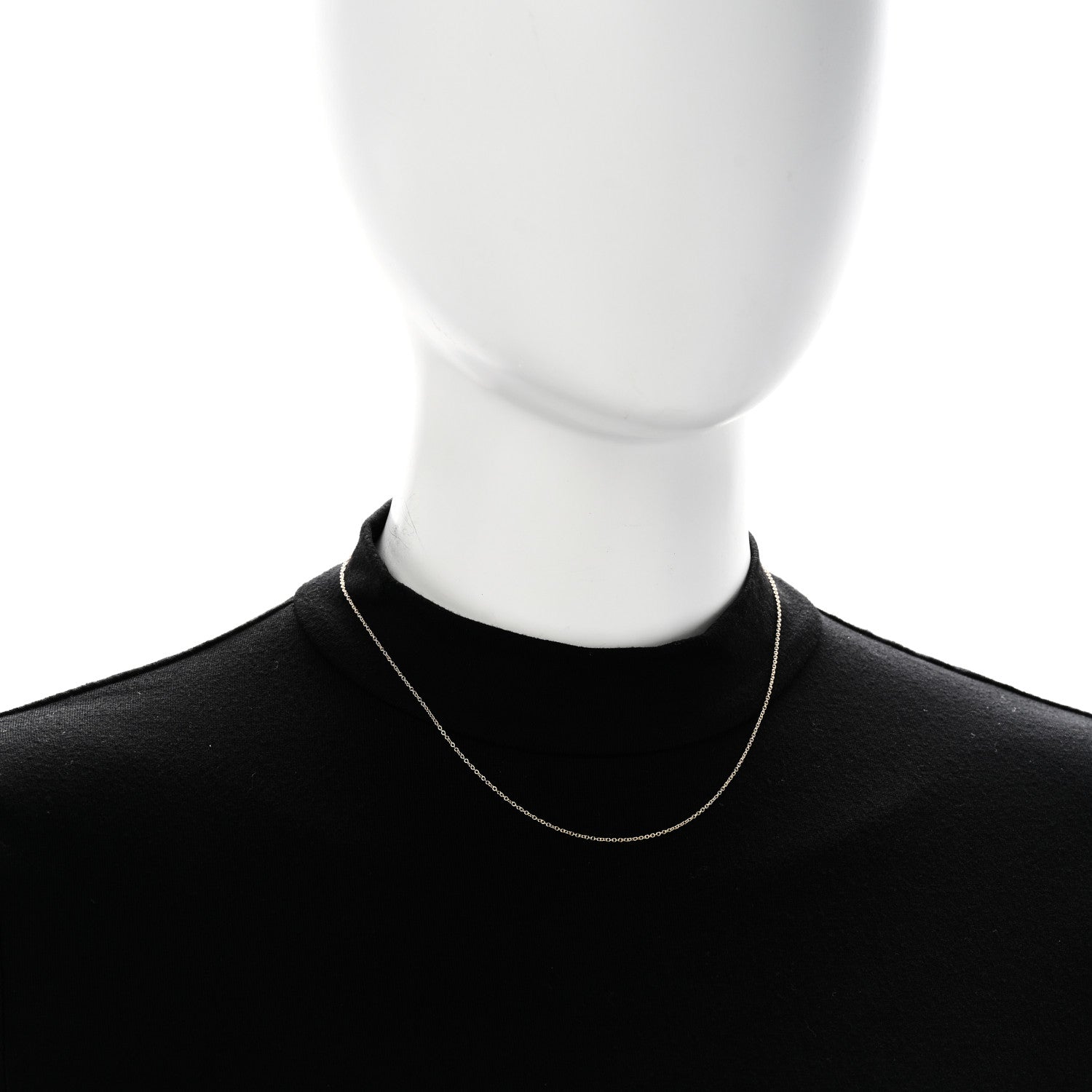 Tiffany 18K Yellow Gold Chain Necklace 16" 2 of 5