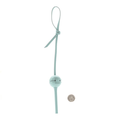 Fendi X CHUPA CHUPS Vitello Grace Lollipop Holder Bag Charm Key Ring Light Blue 2 of 5