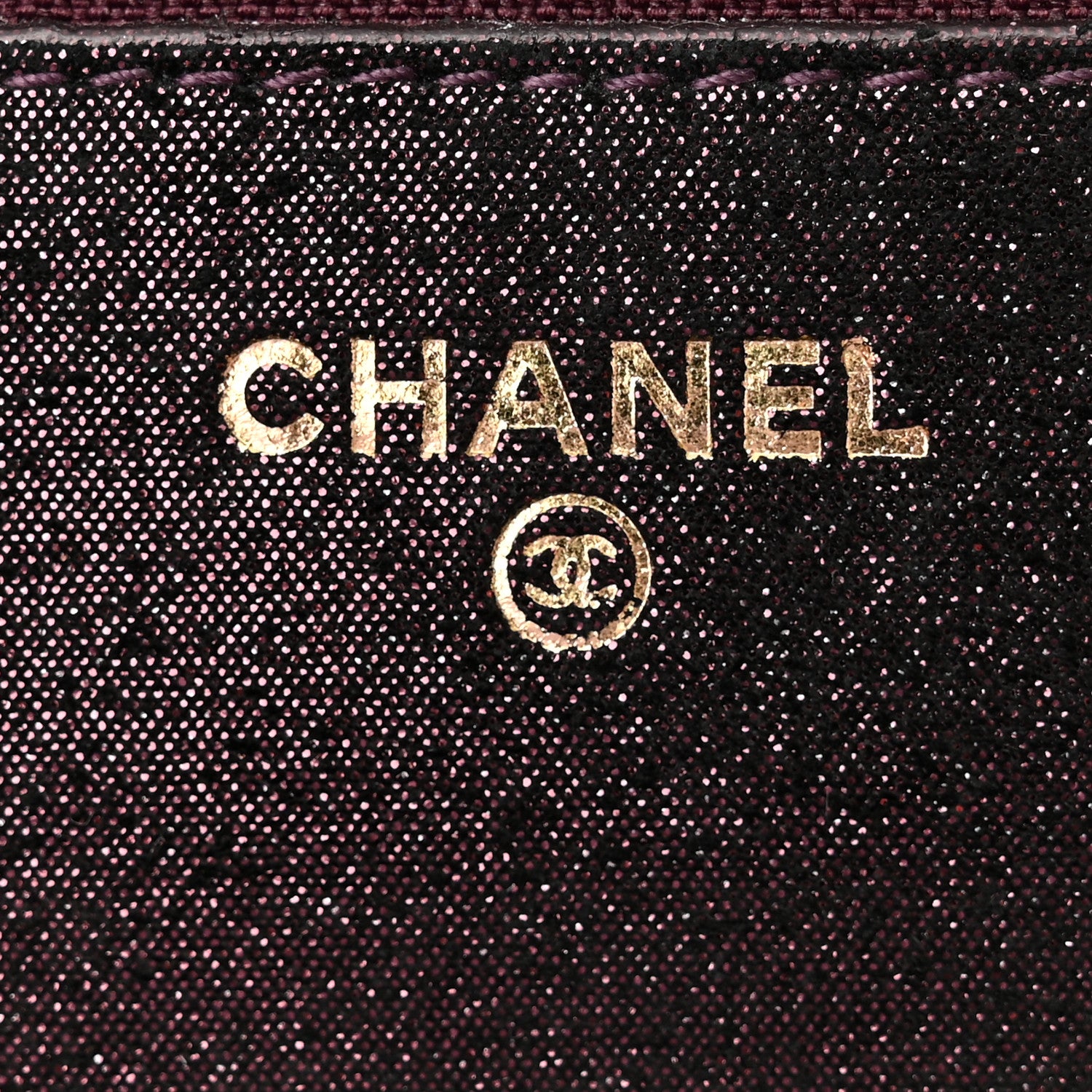Chanel Iridescent Calfskin Quilted Tartan Button Wallet on Chain WOC 6 of 17