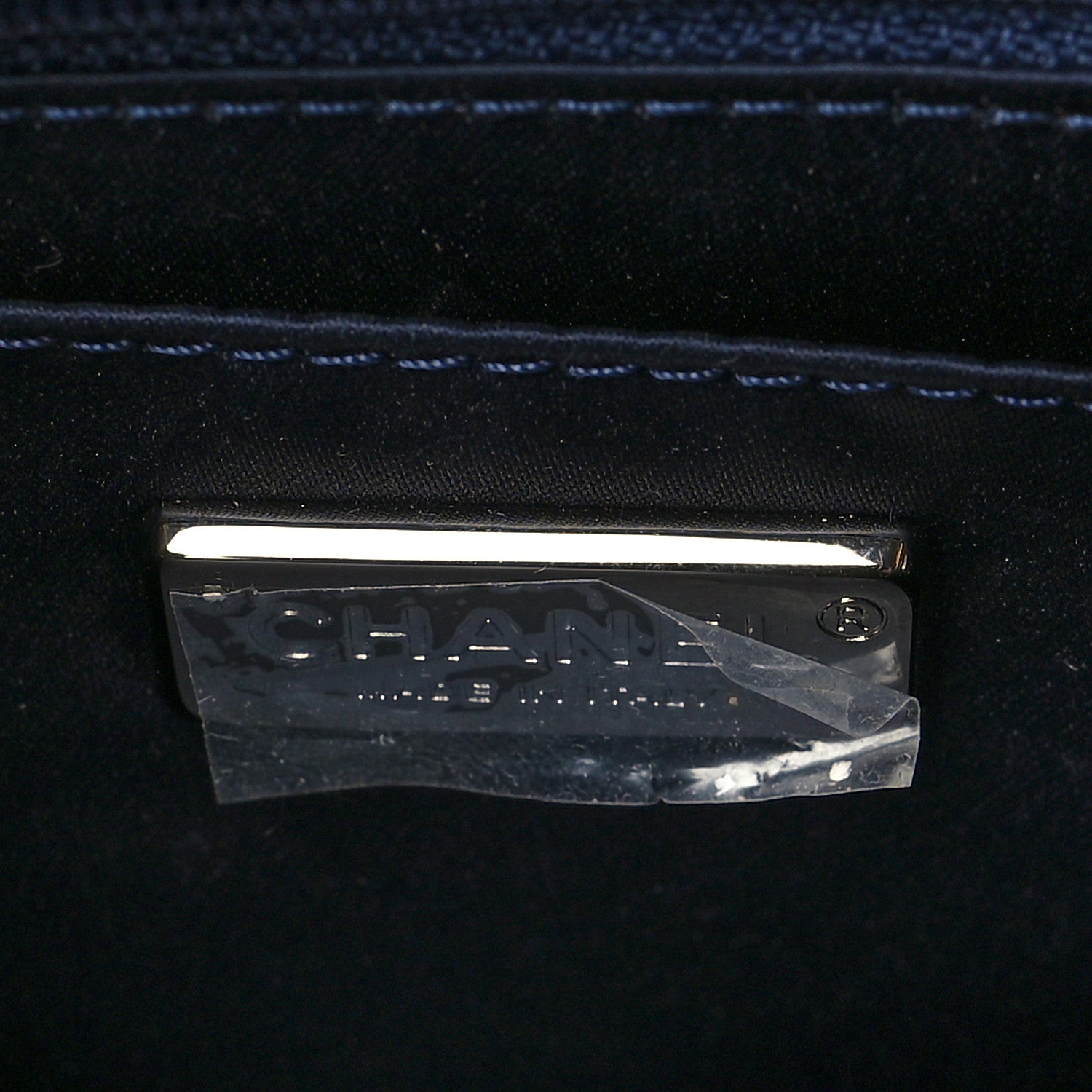 Chanel Sequin Medium Flap Blue Pink 6 of 9